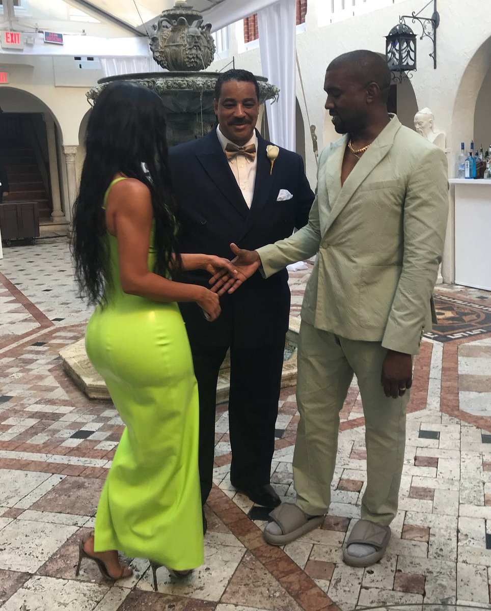 Kanye West Wore Tiny Yeezy Slides To 2Chainz's Wedding - And Won The Social  Media Storm, British Vogue