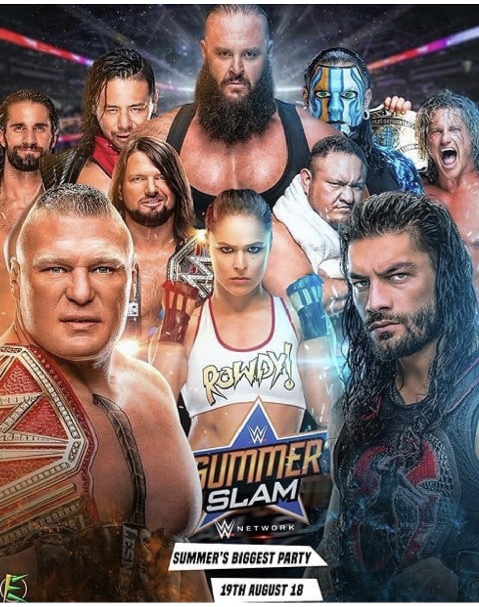 Don’t miss #SummerSlam on the @WWE network tonight!!! https://t.co/Iz75FohHhR