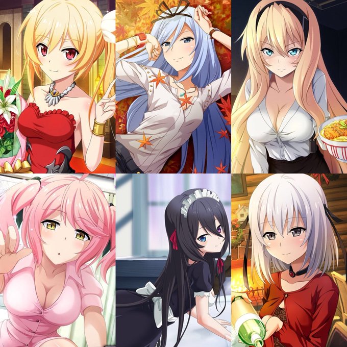 この中だったら誰と付き合いたい?俺は断然クルルシファーかな~タイプだし笑#最弱無敗の神装機竜 この中だったら誰と付き合いたい?俺は断然クルルシファーかな~タイプだし笑#最弱無敗の神装機竜