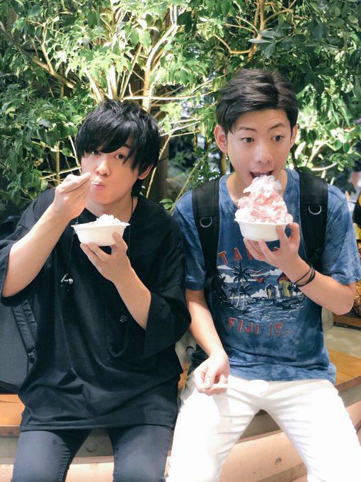 ロボマスターズのイベントにてドローンをいただいてしまいましたー!!イベント後、どうしてもかき氷が食べたくて濱野くんにつき ロボマスターズのイベントにてドローンをいただいてしまいましたー!!イベント後、どうしてもかき氷が食べたくて濱野くんにつき