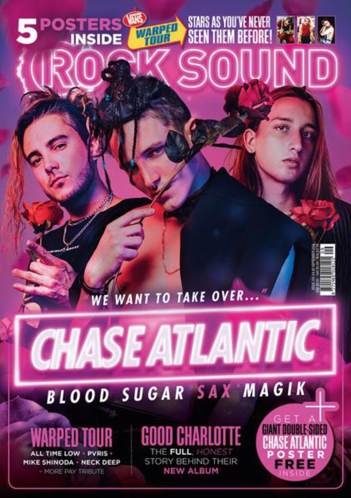 This month’s @Rocksound features both @ChaseAtlantic & @GoodCharlotte - go get one!!
https://t.co/PLHShpf8be https://t.co/AphabLPQmK