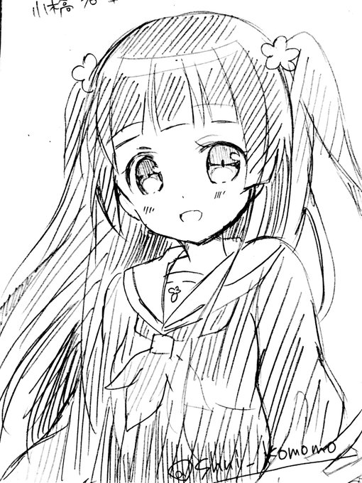 今日のお絵描き~わかばガールの小橋若葉(*´ᗜ`*) 今日のお絵描き~わかばガールの小橋若葉(*´ᗜ`*)