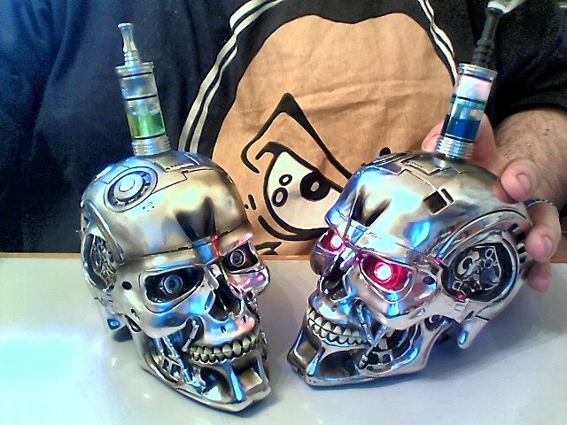 Vape Mod, T-800 Terminator with 510 Connector, Double 18650 Batteries in...