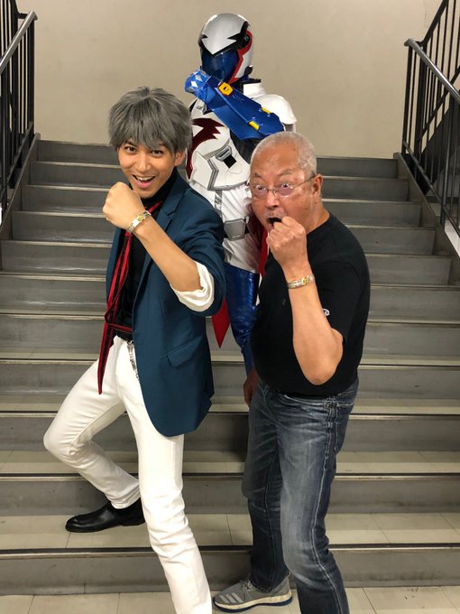 「バード・ゴー!」*ダブルガッチャマン実現!初代ガッチャマン声優、森 功至さん×舞台版「Infini-T Force」ガ 「バード・ゴー!」*ダブルガッチャマン実現!初代ガッチャマン声優、森 功至さん×舞台版「Infini-T Force」ガ