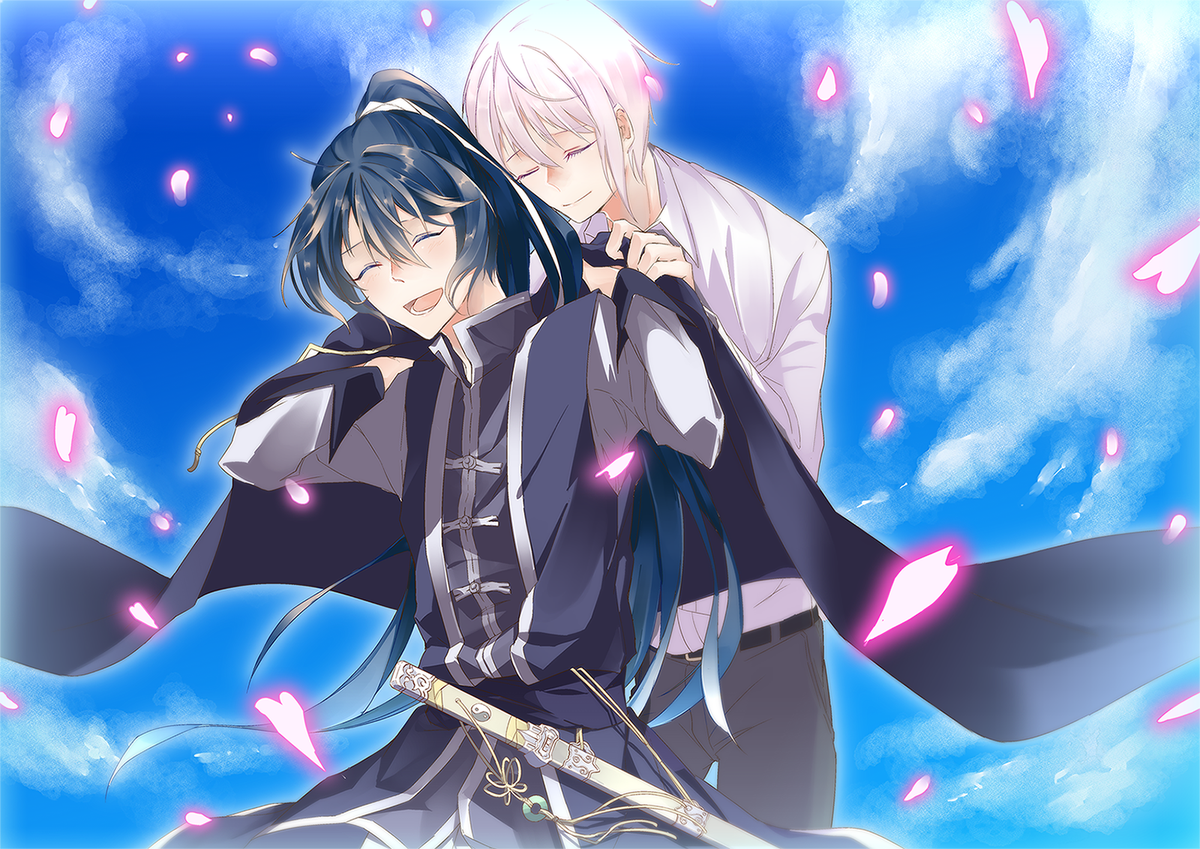 #スピパク #灵契 #spiritpact 円盤発売おめでとうございます。同人イラスト募集の時のやつなので再掲ですがとて #スピパク #灵契 #spiritpact 円盤発売おめでとうございます。同人イラスト募集の時のやつなので再掲ですがとて