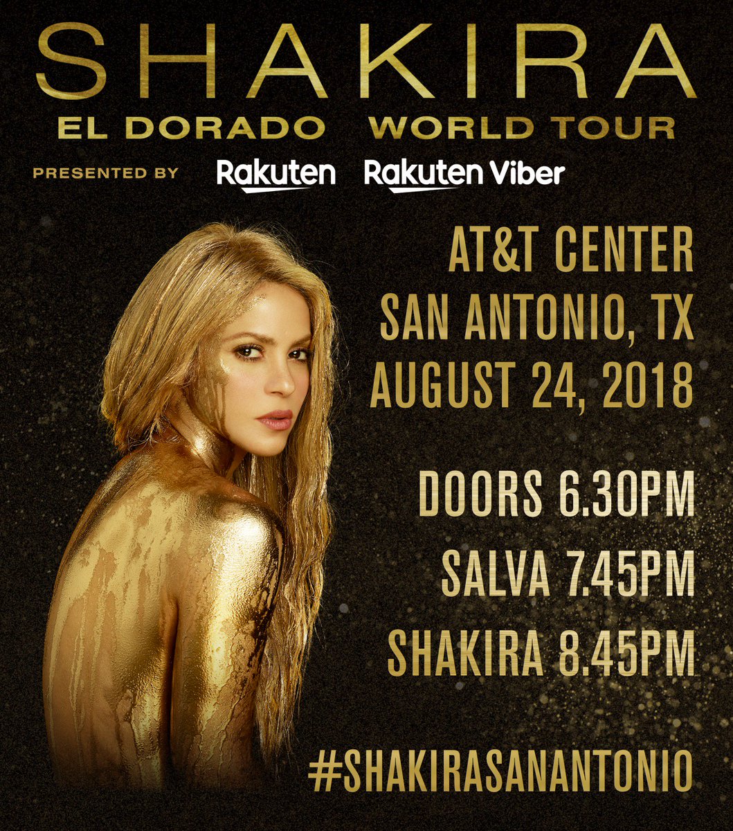 Here are the set times for tonight’s Sold Out #ShakiraSanAntonio show at @attcenter! ShakHQ https://t.co/camDDJdTMx