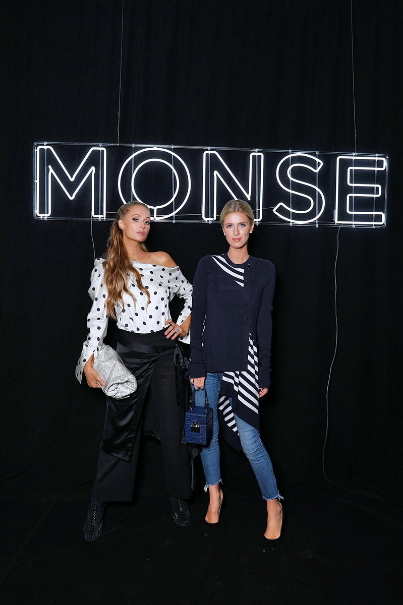 RT @NickyHilton: MONSE sisters ???? #NYFW https://t.co/nVzp3hXfE6