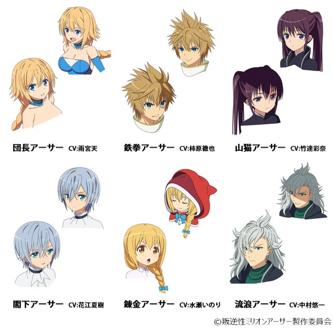 前回のキャラクター設定画公開に続き、本日は第二弾を公開いたします!団長・鉄拳・山猫・閣下・錬金・流浪のアーサー6人です! 前回のキャラクター設定画公開に続き、本日は第二弾を公開いたします!団長・鉄拳・山猫・閣下・錬金・流浪のアーサー6人です!