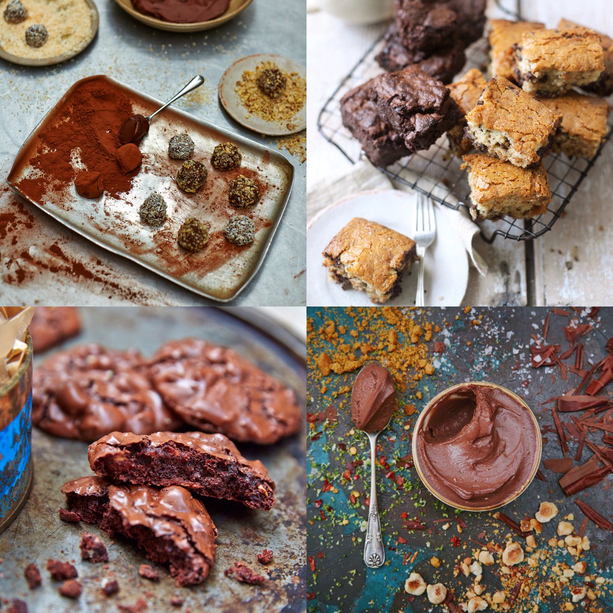These tasty recipes for chocolate treats are sweet, indulgent & completely #vegan. YUM! https://t.co/UNL3raVYRj https://t.co/wpynVTxtbF