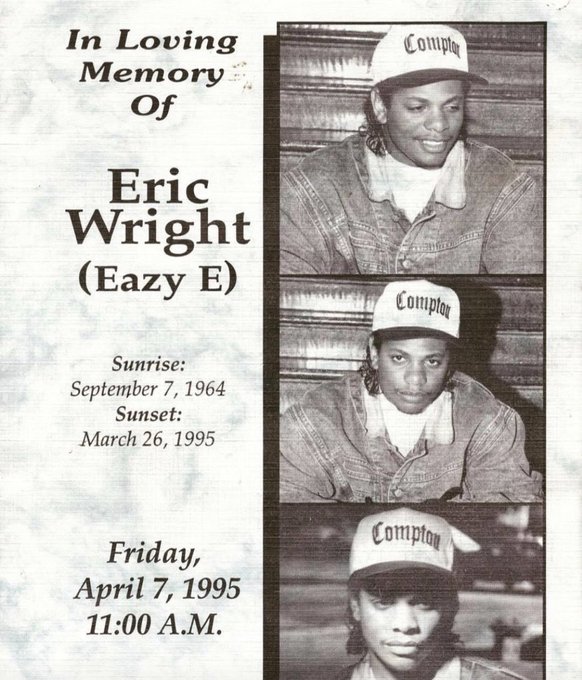 Eazy E's Birthday Celebration | HappyBday.to