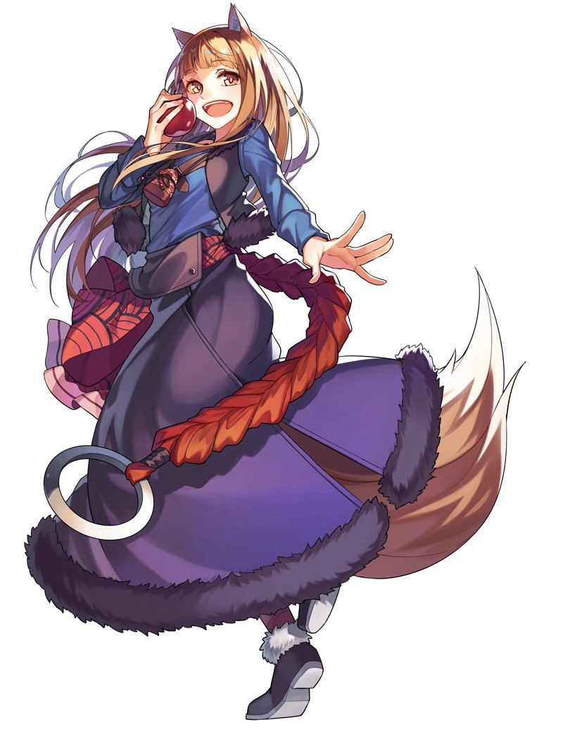 仕事絵「ホロ」(《电击文库 零境交错》) https://t.co/U3WDIuMmNK
