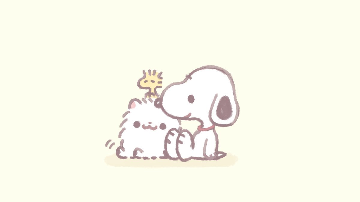 <リクエストより>スヌーピーともちฅ•ﻌ•ฅ <リクエストより>スヌーピーともちฅ•ﻌ•ฅ