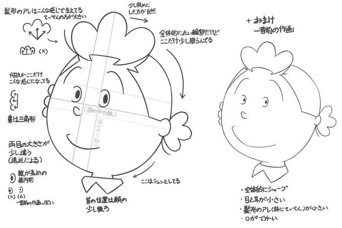 サザエさんを公式っぽく描くコツをまとめてみた ※独自研究です サザエさんを公式っぽく描くコツをまとめてみた ※独自研究です