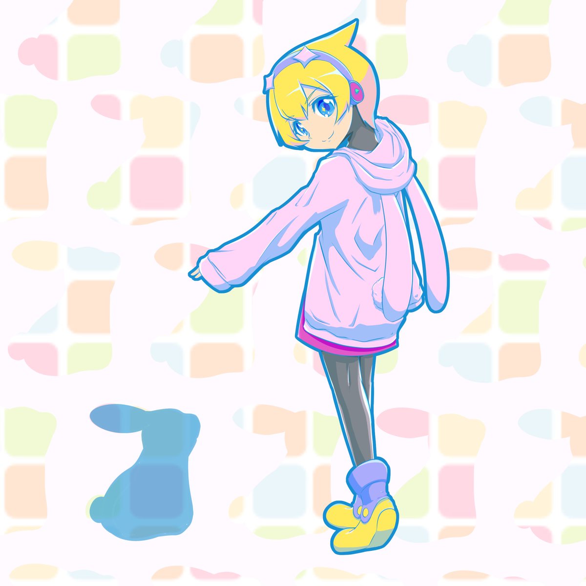 バニー部?(ウサミミパーカー)#コンレボ バニー部?(ウサミミパーカー)#コンレボ