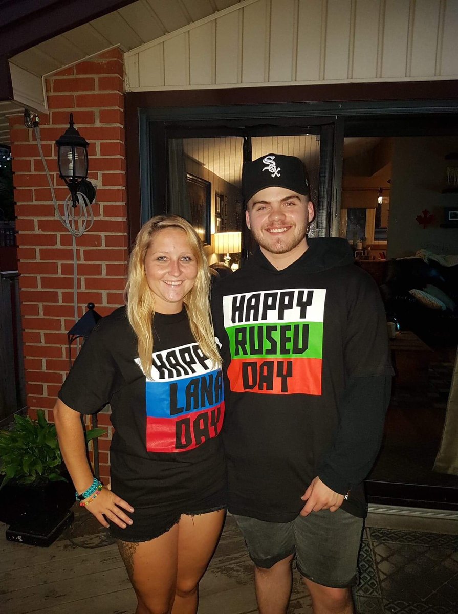 RT @ashleyzold_rks: Happy Rusev and Lana Day ????

@WWE @RusevBUL @LanaWWE https://t.co/0VO8v26iEr