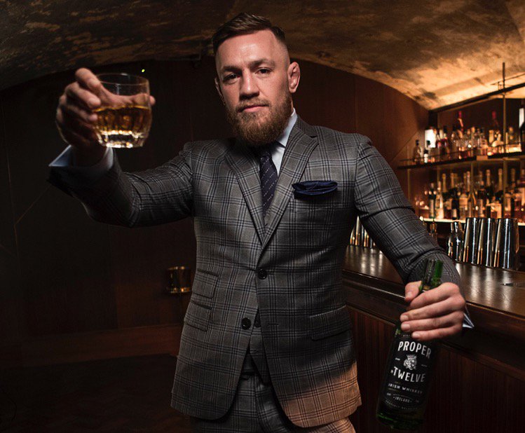 RT @goss_ie: Conor McGregor launches Proper No. Twelve Irish Whiskey
https://t.co/EcCKcd08dL https://t.co/okmG8PiCAY