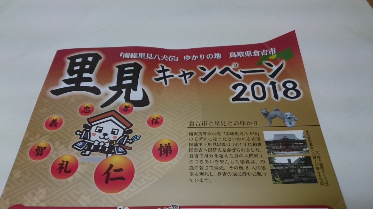 倉吉市「里見八犬伝にちなんだキャンペーンやるよ!」→分かる「八賢士の字が姓名につく人、サトミさんには特典あるよ!」→まあ 倉吉市「里見八犬伝にちなんだキャンペーンやるよ!」→分かる「八賢士の字が姓名につく人、サトミさんには特典あるよ!」→まあ