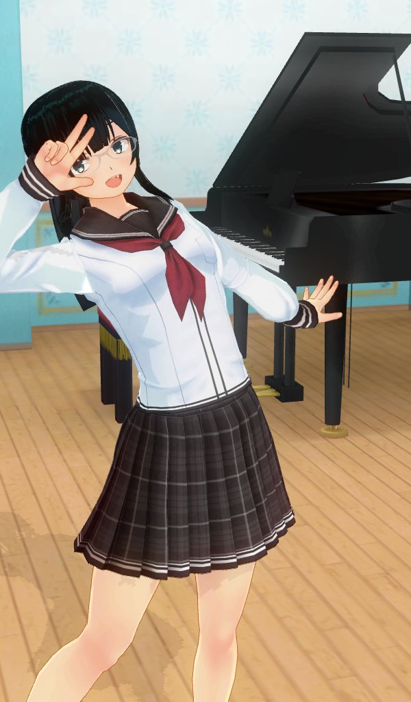 眼鏡ポニテ音楽少女とか最強of最強じゃん 眼鏡ポニテ音楽少女とか最強of最強じゃん