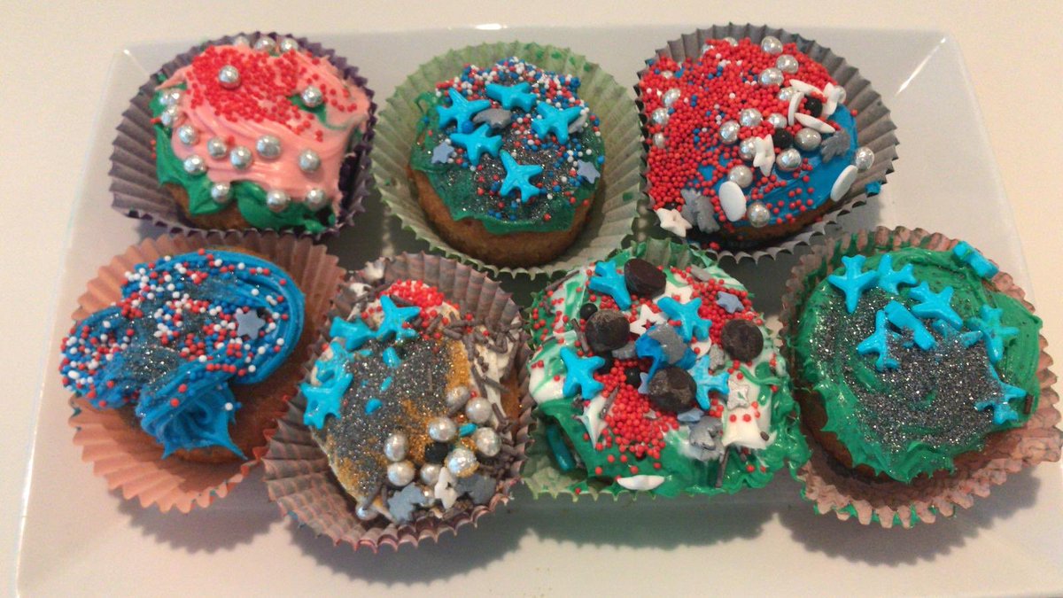 Haciendo cupcakes con mis niños / Making cupcakes with my kids. Shak https://t.co/qJHE0UZvxW