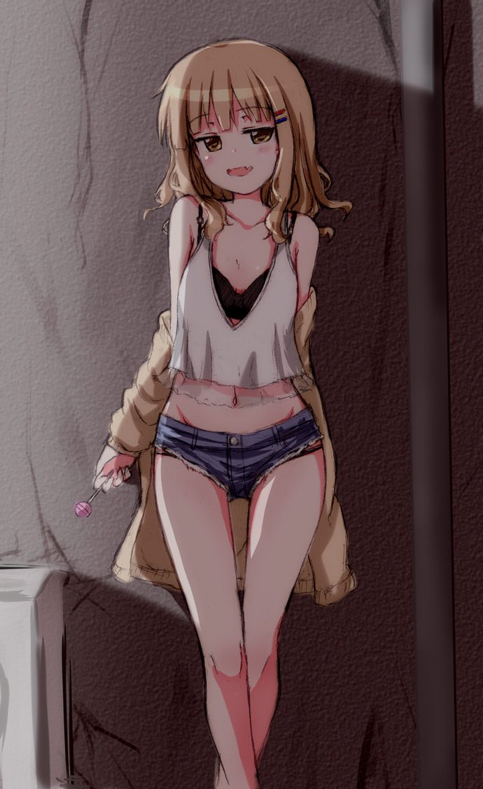 セクシーなホットパンツを描こうと思ってたらなんだか最近櫻子の良くない噂を聞く向日葵がある日街角で扇情的な格好で歩く櫻子を セクシーなホットパンツを描こうと思ってたらなんだか最近櫻子の良くない噂を聞く向日葵がある日街角で扇情的な格好で歩く櫻子を