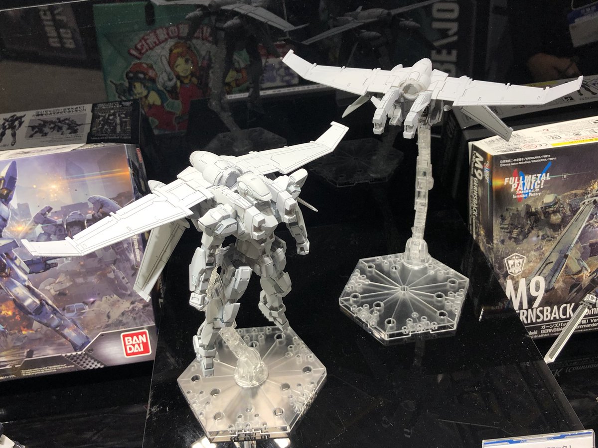 フルメタルパニック!IVの模型展開もまだまだ続く!?緊急展開ブースターが参考出品です! #fmpiv フルメタルパニック!IVの模型展開もまだまだ続く!?緊急展開ブースターが参考出品です! #fmpiv