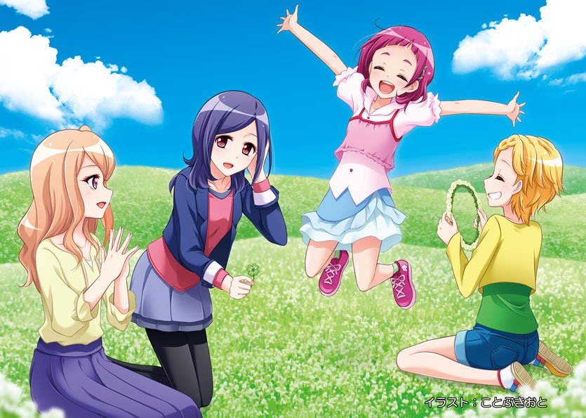 プリキュアまつりDX11&アイカツ!カーニバル!6 コラボ企画の、カレンダーイラストを描かせていただきました!私は3・4 プリキュアまつりDX11&アイカツ!カーニバル!6 コラボ企画の、カレンダーイラストを描かせていただきました!私は3・4