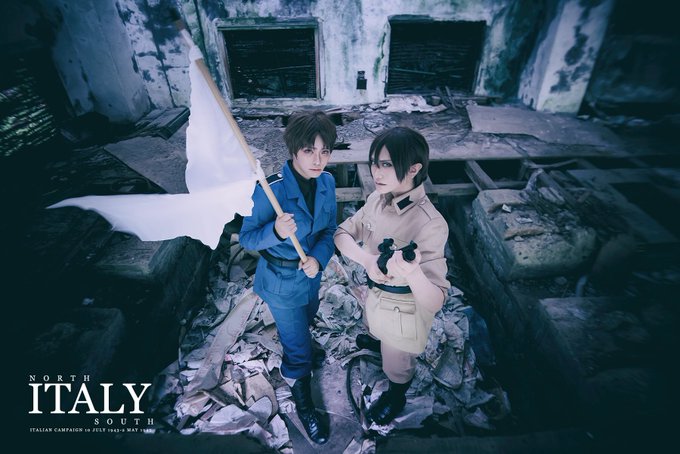 【Cos🌏 APヘタリア】- W/W/2 Italy -北🇮🇹 : 冥紗南🇮🇹 : 黒星 Photo : ネハト 【Cos🌏 APヘタリア】- W/W/2 Italy -北🇮🇹 : 冥紗南🇮🇹 : 黒星 Photo : ネハト
