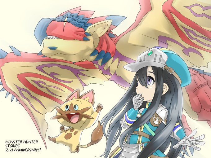 モンスターハンターストーリーズ二周年おめでとうございます!!! モンスターハンターストーリーズ二周年おめでとうございます!!!