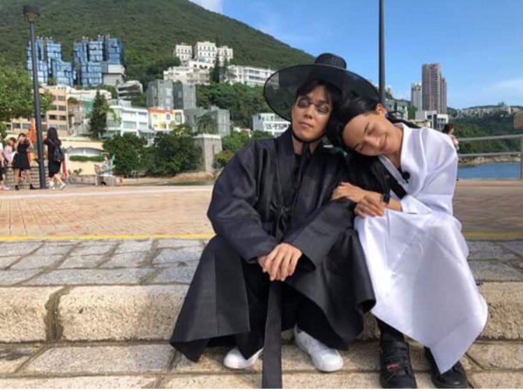 태풍 부산 비가 바람 뚫고 불편한용기 장난 minodayhappyday
