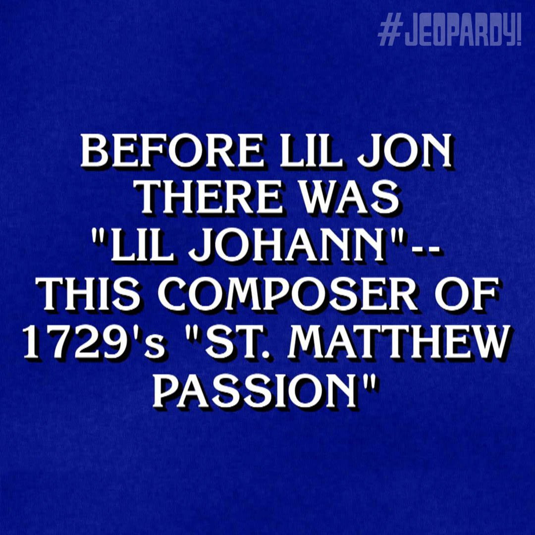 RT @Jeopardy: YEEEAH! @Liljon #YoureOnJ! https://t.co/hnWeA8FlNN
