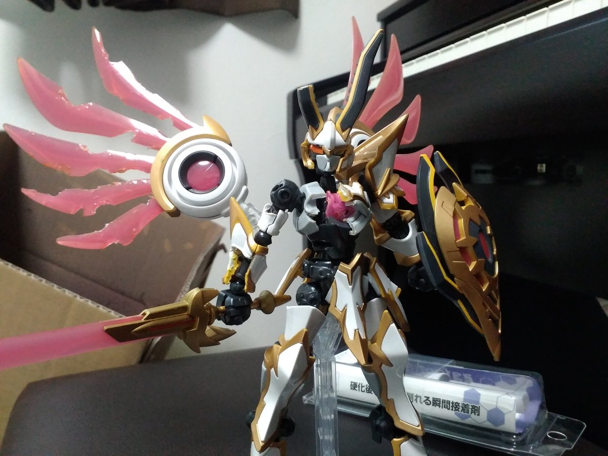 ルシファー・壊 進捗 少しは似てきたかな?#ダンボール戦機 #LBX ルシファー・壊 進捗 少しは似てきたかな?#ダンボール戦機 #LBX