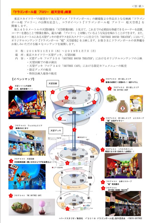 【スカイツリー】2018年11月1日〜2019年1月7日「ドラゴンボール超 ブロリー 超天空塔」#ドラゴンボール超 【スカイツリー】2018年11月1日〜2019年1月7日「ドラゴンボール超 ブロリー 超天空塔」#ドラゴンボール超