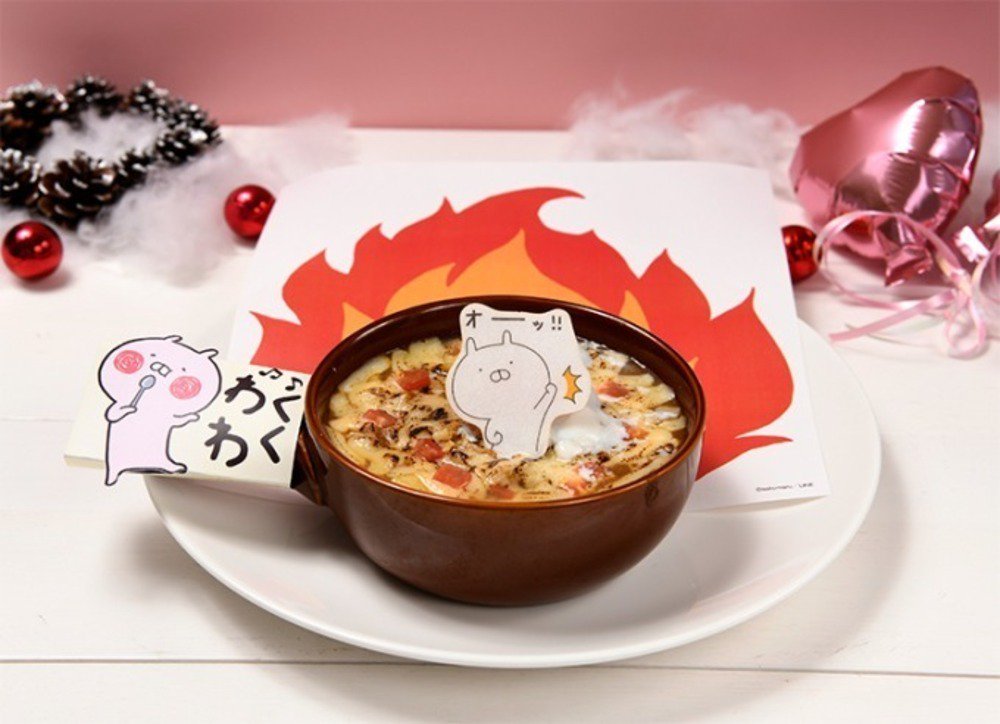 “うさまるカフェ”東京・大阪・名古屋に再び、料理に合わせてアニメが流れるプロジェクションマッピング席 - “うさまるカフェ”東京・大阪・名古屋に再び、料理に合わせてアニメが流れるプロジェクションマッピング席 -