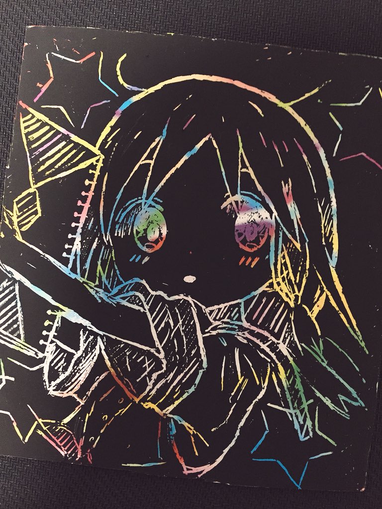 レインボーペーパーシートでたまちゃん描きました(๑˃̵ᴗ˂̵)#ステラのまほう レインボーペーパーシートでたまちゃん描きました(๑˃̵ᴗ˂̵)#ステラのまほう