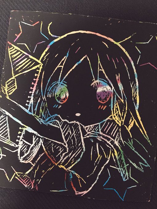 レインボーペーパーシートでたまちゃん描きました(๑˃̵ᴗ˂̵)#ステラのまほう レインボーペーパーシートでたまちゃん描きました(๑˃̵ᴗ˂̵)#ステラのまほう