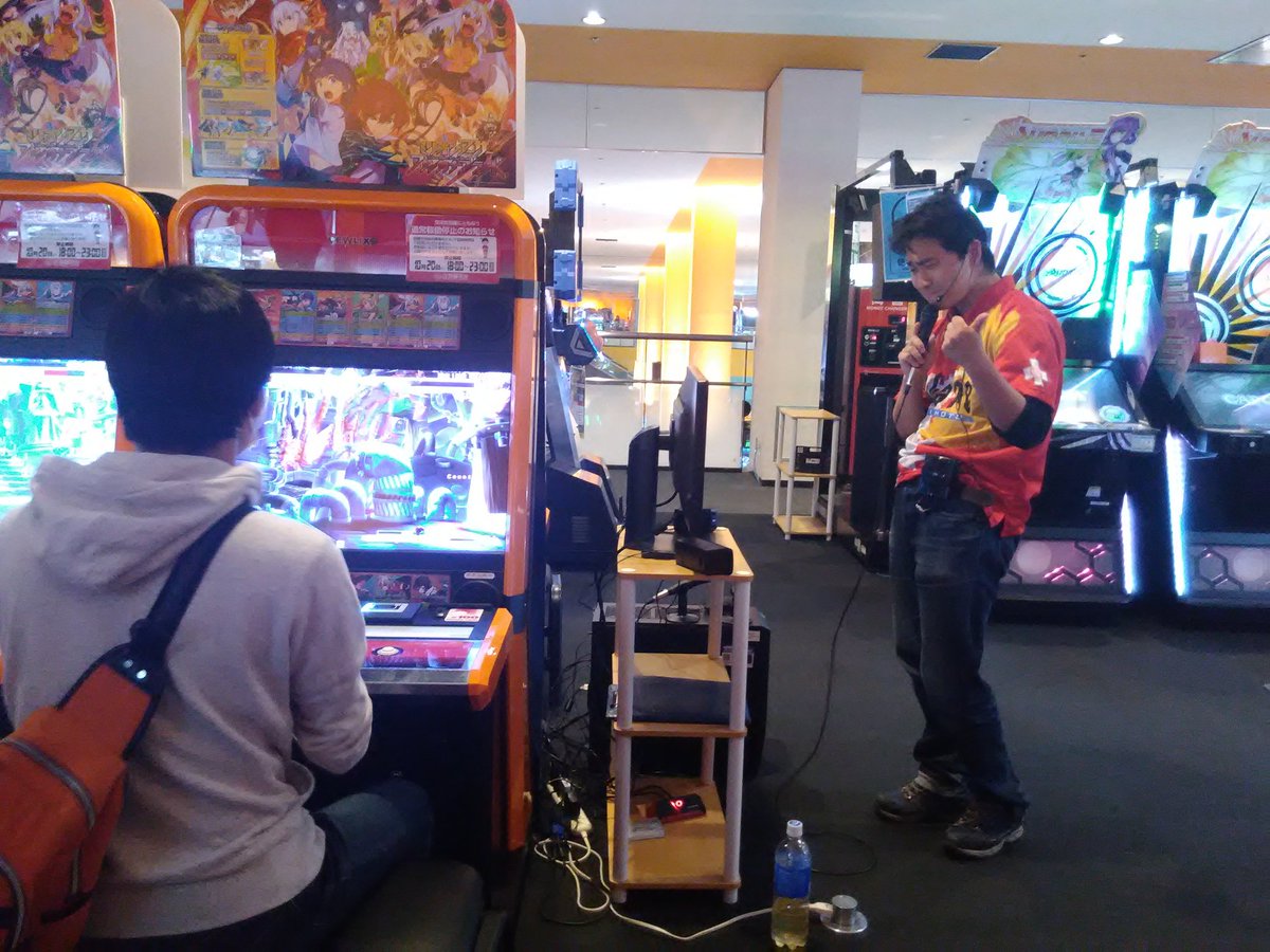 【AM交流会情報】只今、ブレイブルーお客様主催交流会を開催してます!9名の熱い闘いが繰り広げられてます!(゜▼゜*)#ブ 【AM交流会情報】只今、ブレイブルーお客様主催交流会を開催してます!9名の熱い闘いが繰り広げられてます!(゜▼゜*)#ブ