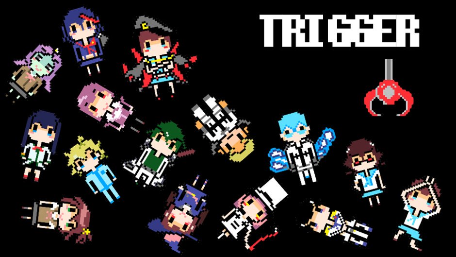 トリガーはいいぞ! #kill_la_kill #SSSS_GRIDMAN #ルル子 #LWA_jp #pixelart トリガーはいいぞ! #kill_la_kill #SSSS_GRIDMAN #ルル子 #LWA_jp #pixelart