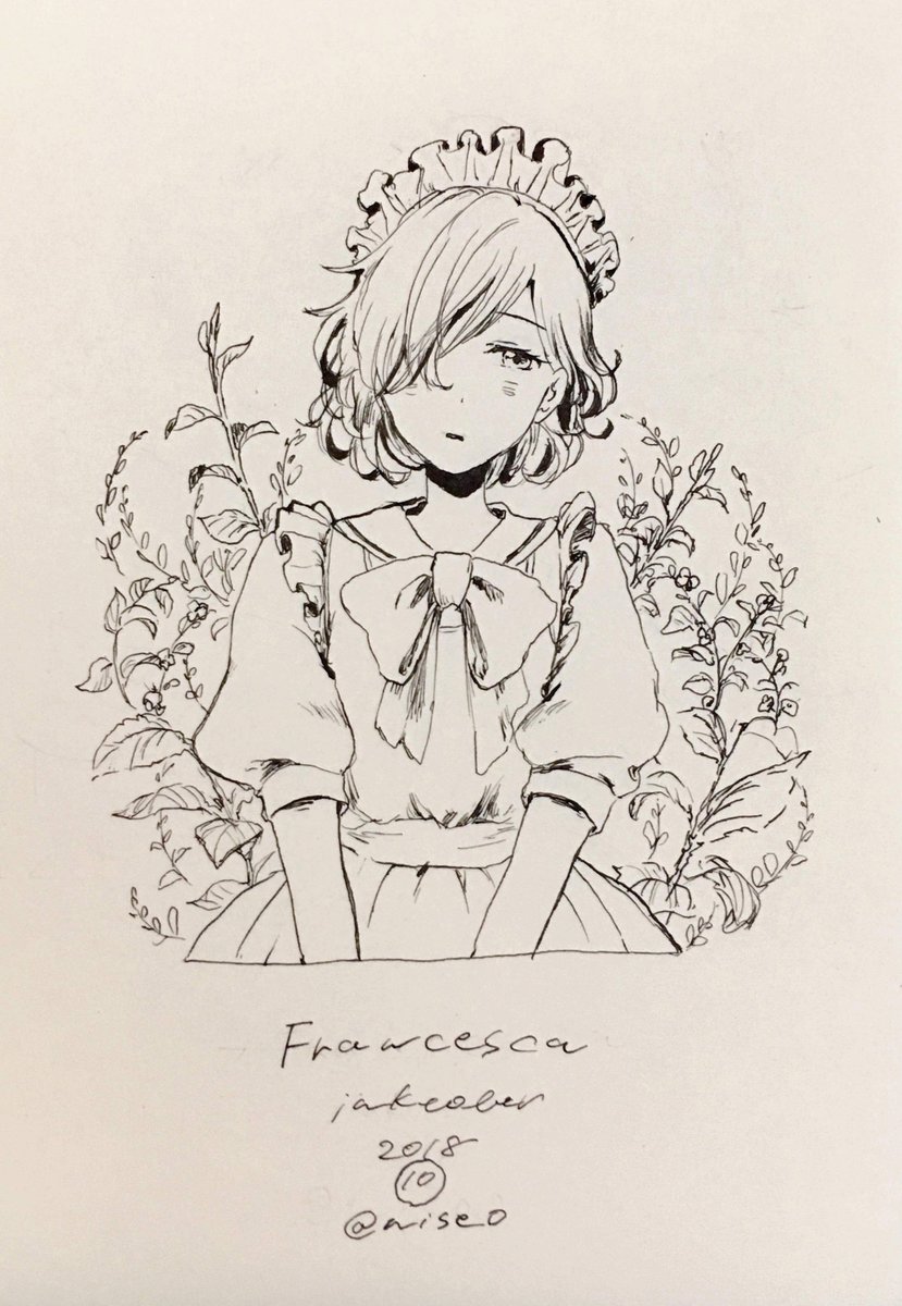 フランチェスカ#inktober #Inktober2018 フランチェスカ#inktober #Inktober2018
