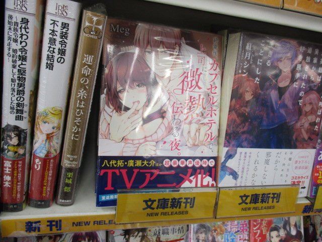 【書籍入荷情報】「本好きの下剋上 2」「身代わり令嬢は、背徳の媚薬で初恋の君を寝取る」「終電後、カプセルホテルで、上司に 【書籍入荷情報】「本好きの下剋上 2」「身代わり令嬢は、背徳の媚薬で初恋の君を寝取る」「終電後、カプセルホテルで、上司に