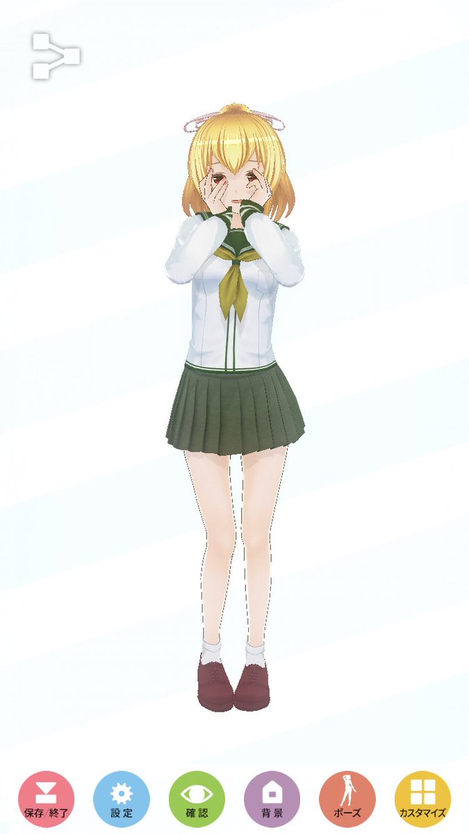 はなこちゃんらしいポーズが増えて嬉しい😆#あんハピ#花小泉杏#カスタムキャスト はなこちゃんらしいポーズが増えて嬉しい😆#あんハピ#花小泉杏#カスタムキャスト