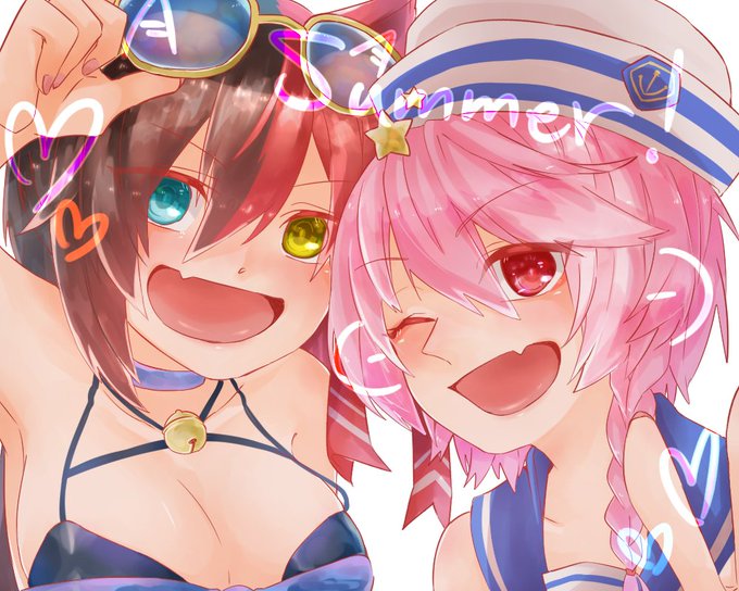 平成最後の夏絵~!夏空茨木童子と水兵猿飛佐助この二人本当にかわいい#鬼斬 平成最後の夏絵~!夏空茨木童子と水兵猿飛佐助この二人本当にかわいい#鬼斬
