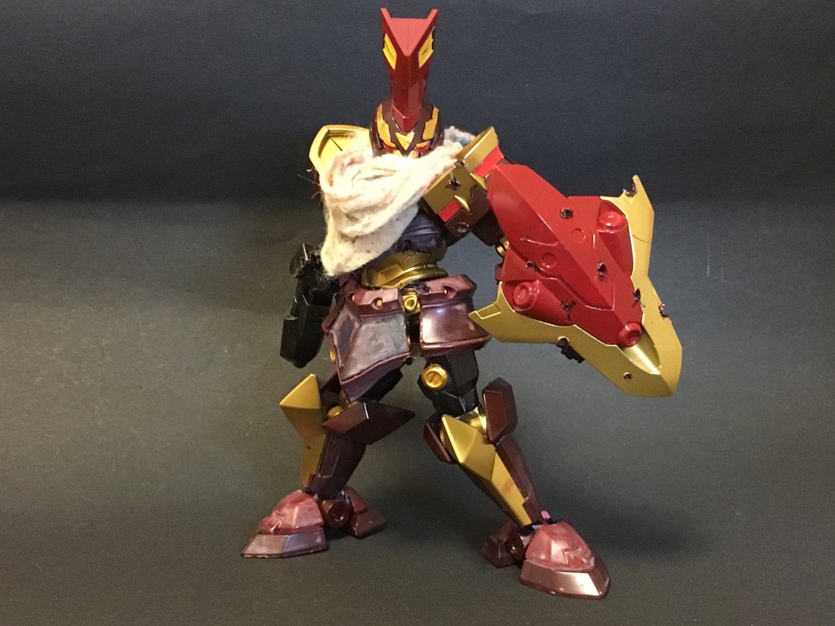 アキレスディード・ウェスタン塗装完了!西洋のガンマン風のアキレスディードウェザリングや弾痕など普段は使わない技術を取り入 アキレスディード・ウェスタン塗装完了!西洋のガンマン風のアキレスディードウェザリングや弾痕など普段は使わない技術を取り入