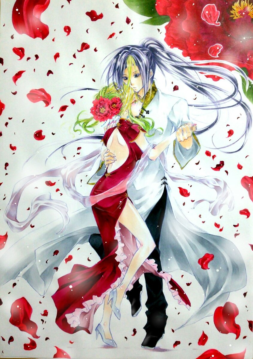 ★捧げ物チャイナ清紫。枠無しVerと色合い加工Ver~乁( ˙ω˙ 乁)♪楽し~✨❀.(*´▽`*)❀.#双星の陰陽師# ★捧げ物チャイナ清紫。枠無しVerと色合い加工Ver~乁( ˙ω˙ 乁)♪楽し~✨❀.(*´▽`*)❀.#双星の陰陽師#