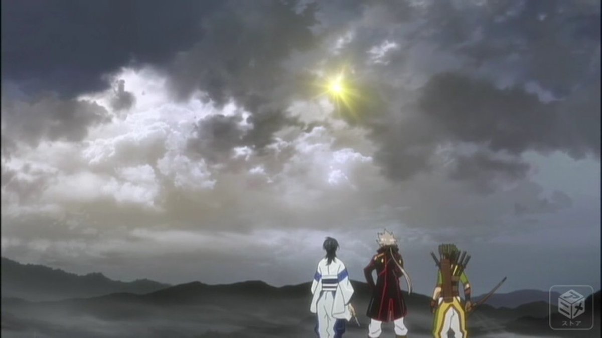 見ろ!あの流れ星が俺たちの誓いの見届け役だ! #nobunaga_tv 見ろ!あの流れ星が俺たちの誓いの見届け役だ! #nobunaga_tv