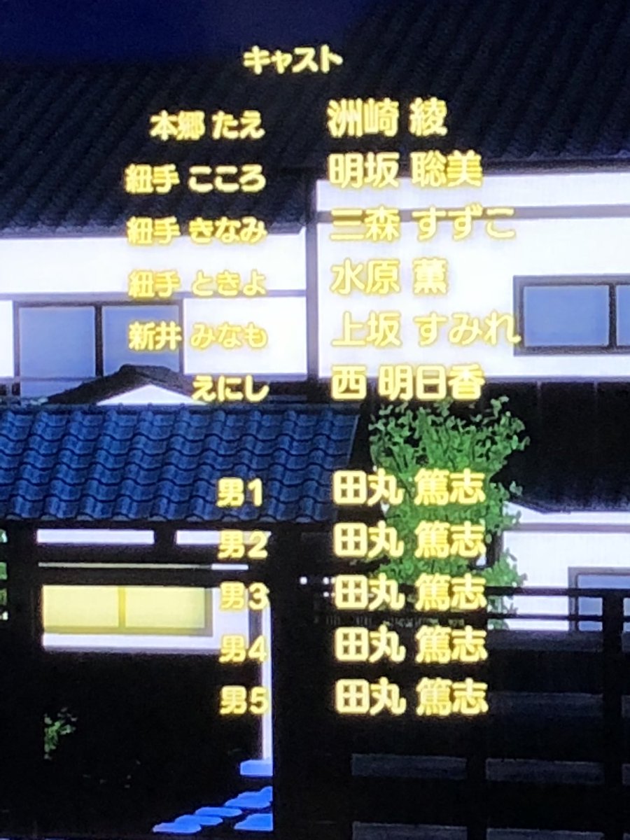 ひもてはうす二話見たけど早速めっちゃ田丸氏出てた ひもてはうす二話見たけど早速めっちゃ田丸氏出てた