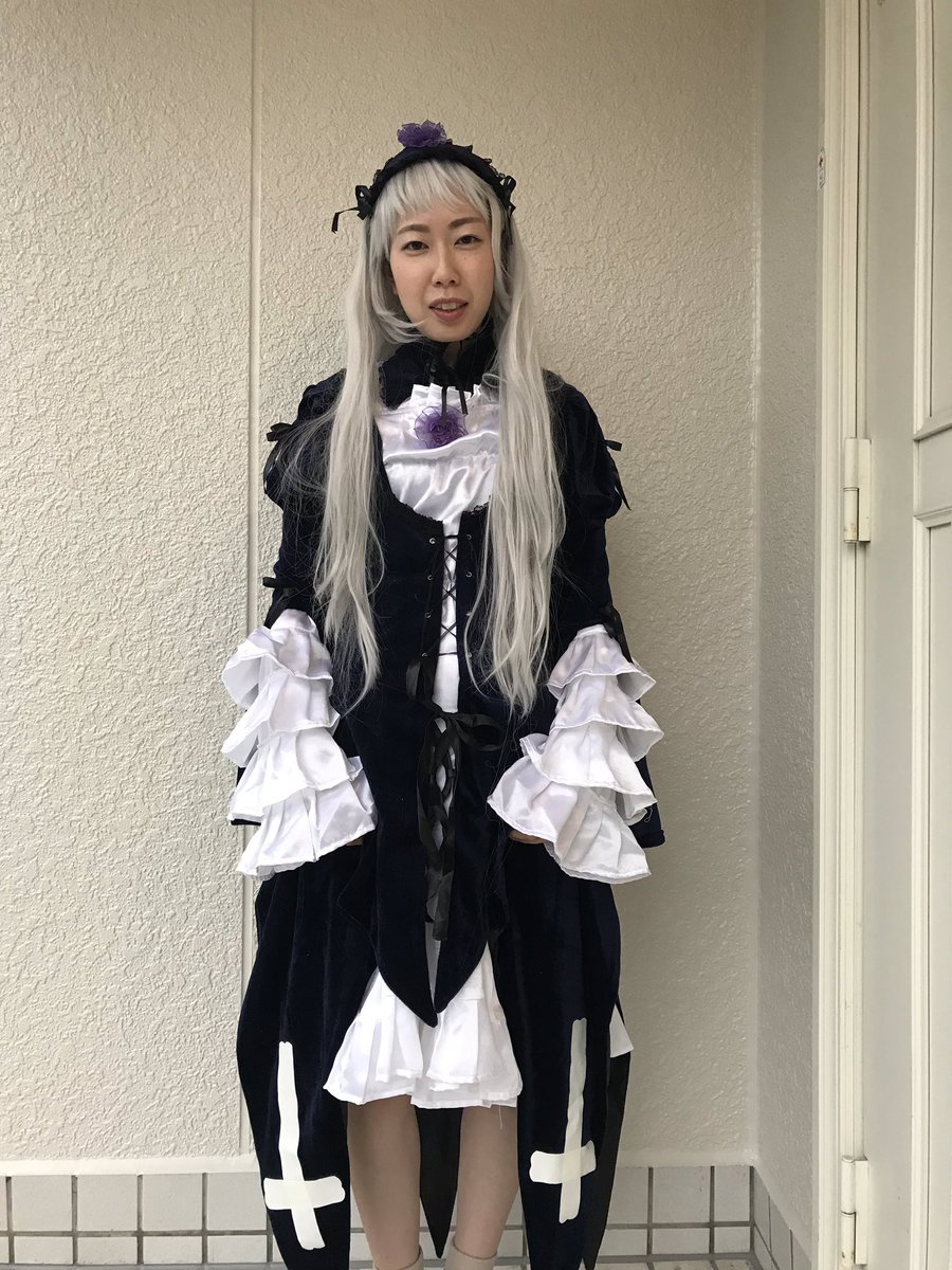 ローゼンメイデンの宅コス✨顔と目はやってないけど、着てみた!小物ないのとかあるけど…。第三弾!水銀燈 ローゼンメイデンの宅コス✨顔と目はやってないけど、着てみた!小物ないのとかあるけど…。第三弾!水銀燈