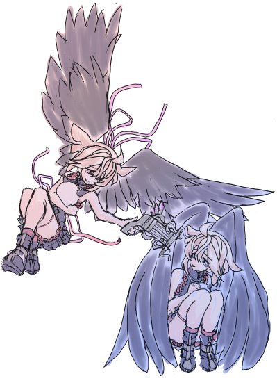 あー、描き直そう思って引っ張りだしたけれど。これはコレで完結なんだなー。_( _´ω`)_ペショこれでええわ。なんだか あー、描き直そう思って引っ張りだしたけれど。これはコレで完結なんだなー。_( _´ω`)_ペショこれでええわ。なんだか