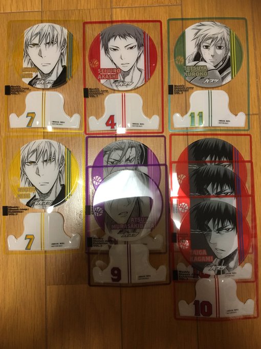 ジャンプ展 黒バス ファン感謝デー 特典譲:黒子、火神、☆黄瀬、紫原、☆赤司求:青峰2、ハイキュー天童青峰or青峰天童の ジャンプ展 黒バス ファン感謝デー 特典譲:黒子、火神、☆黄瀬、紫原、☆赤司求:青峰2、ハイキュー天童青峰or青峰天童の