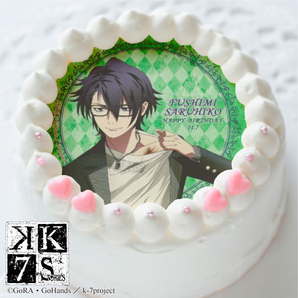 11月7日は『K SEVEN STORIES』伏見猿比古さんのお誕生日🎉オリジナルステッカー付きバースデーケーキ&マカロ 11月7日は『K SEVEN STORIES』伏見猿比古さんのお誕生日🎉オリジナルステッカー付きバースデーケーキ&マカロ