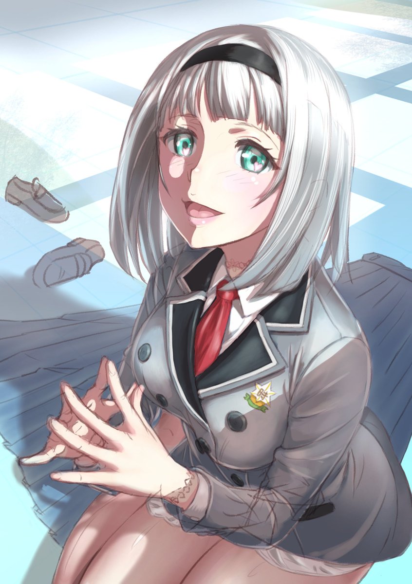 こないだから描いてる下セカのアンナ会長絵、まだまだ粗いけど塗りはこんな方向で収まりそう。 #openCanvas こないだから描いてる下セカのアンナ会長絵、まだまだ粗いけど塗りはこんな方向で収まりそう。 #openCanvas